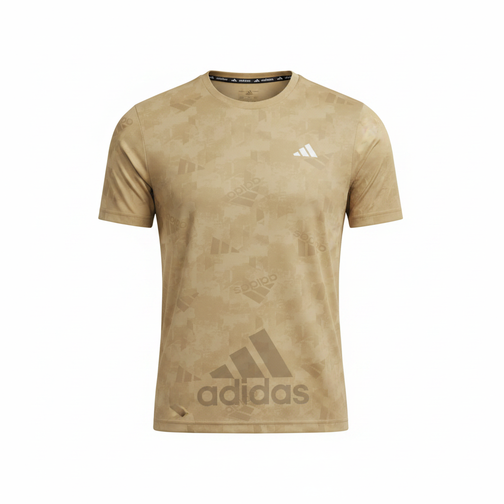 Men's Sand Khaki Tonal Camo-Jacquard Athletic T-Shirt – Ghost Mannequin
