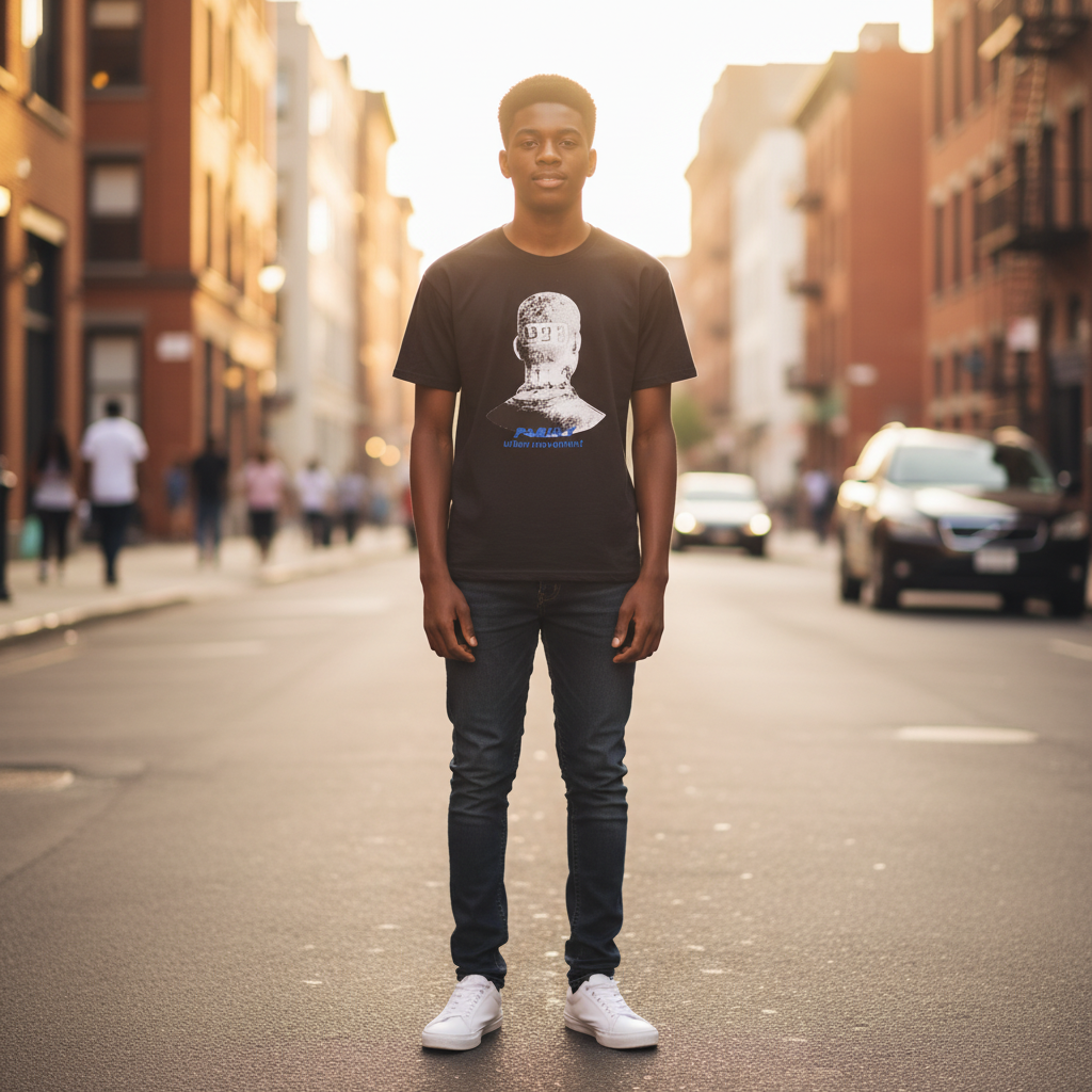 Urban Movement Graphic Tee – Model shot