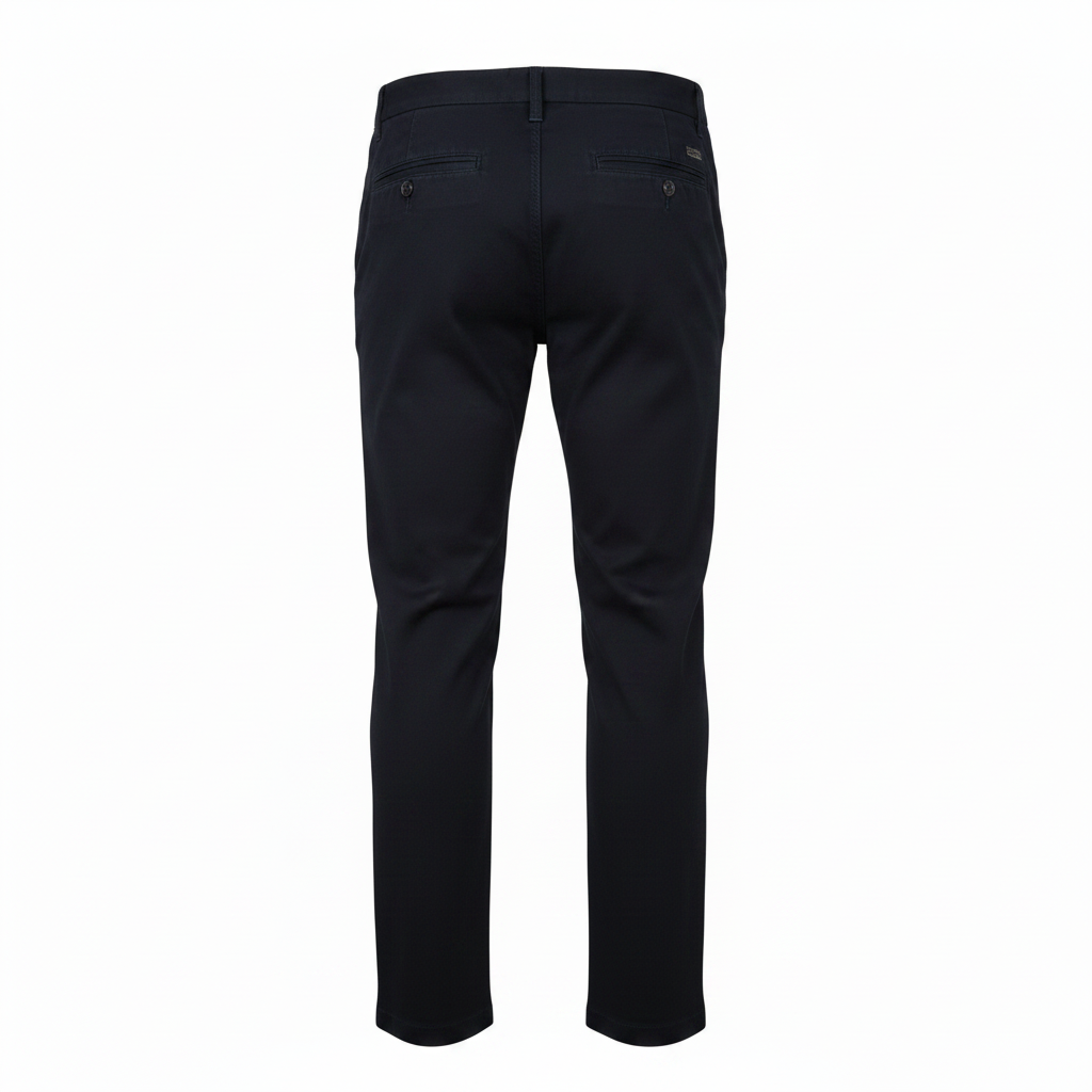 Dockers Chino Trousers Navy - Ghost Mannequin Back