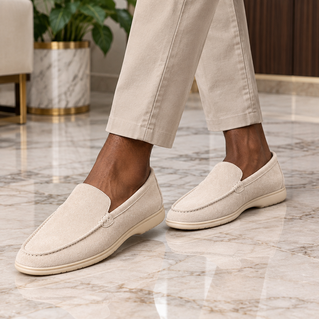 Summer Walk Suede Loafer – Model Shot