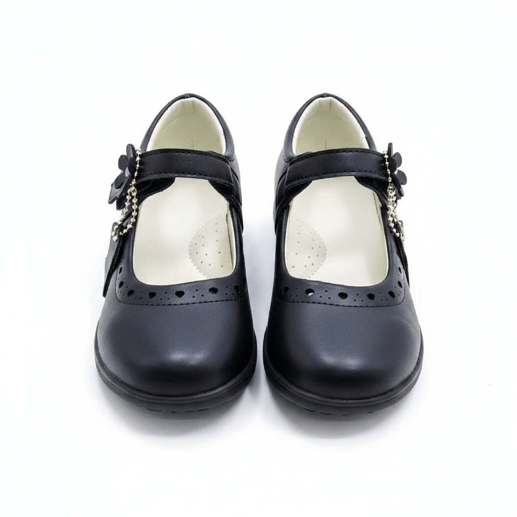 G165 Teens Flower Mary Jane School Shoe – Ghost Mannequin