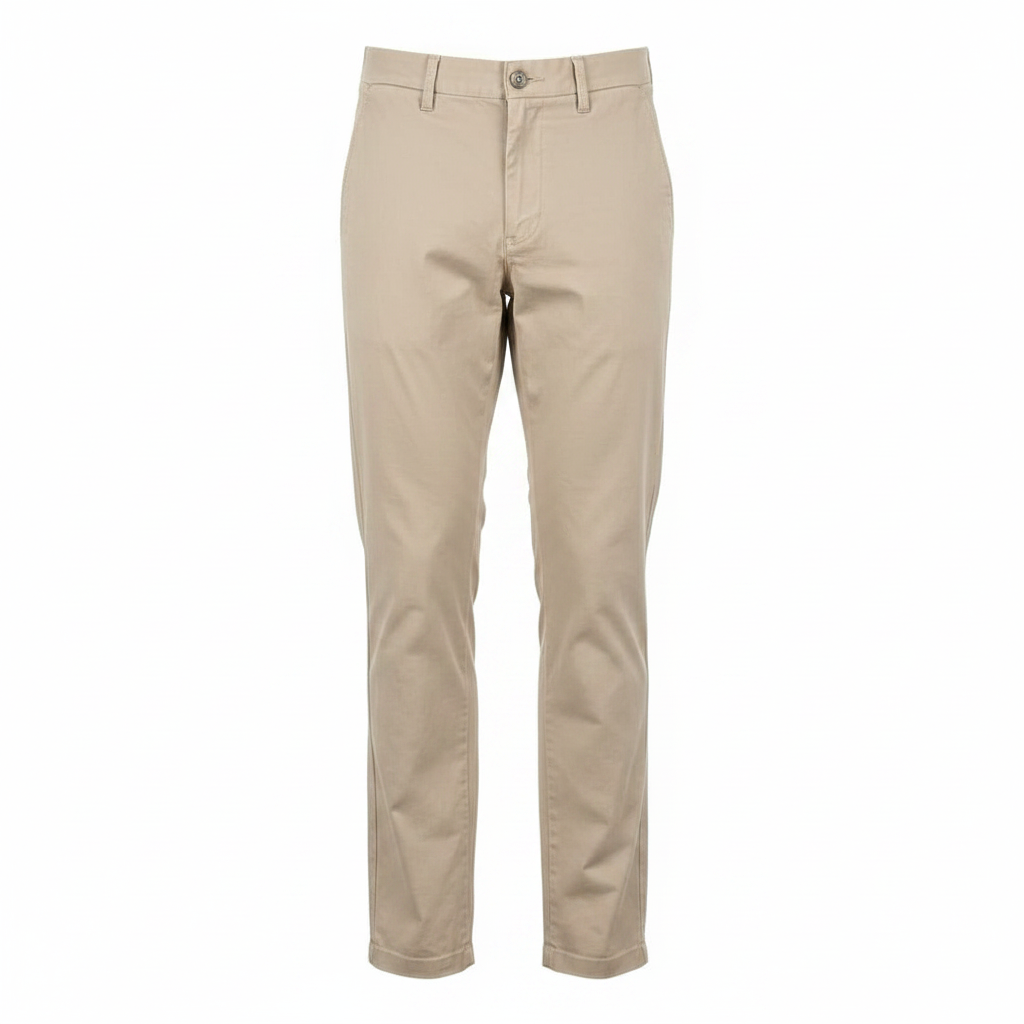 Dockers Chino Trousers Stone - Ghost Mannequin Front