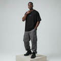 Black Make Today Count Oversized Tee - Model Front