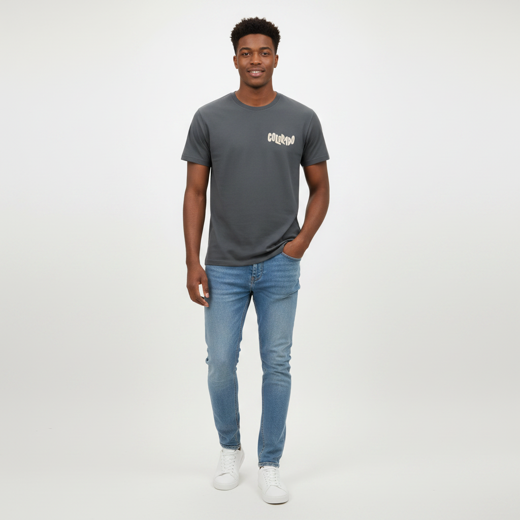 Colorado Graphic Tee - Model Front View