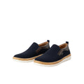 Navy Blue Suede Slip-On Loafer Men's