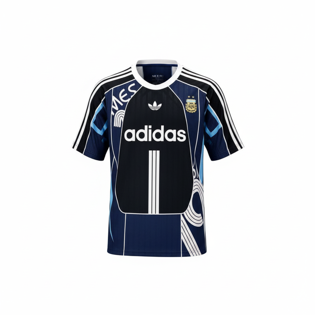 Argentina x Adidas Originals Messi 10 Dark Navy Tribute Jersey – Ghost Mannequin