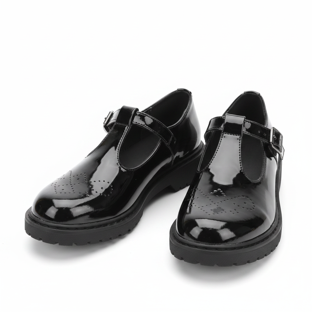 Layinka Teens T-Bar Patent School Shoe – Ghost Mannequin