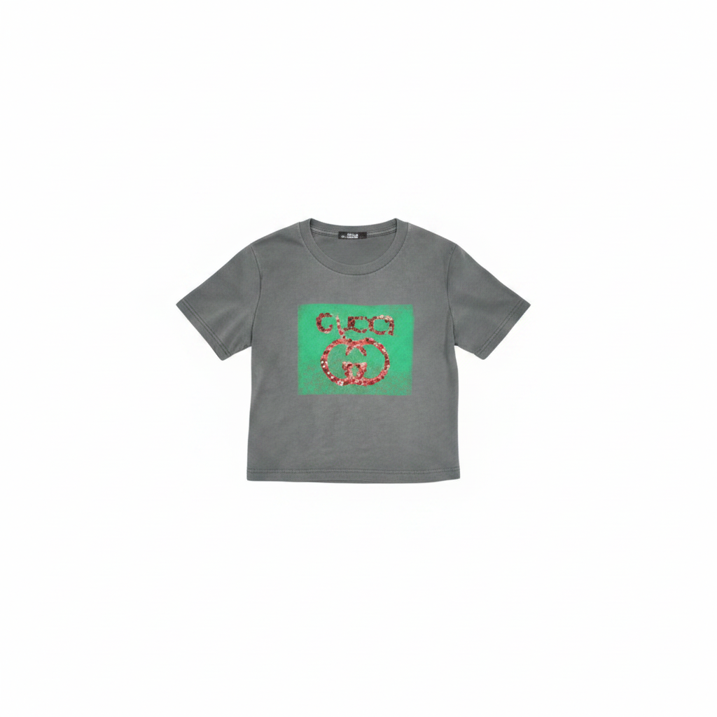 Women's Graphic Print Crop Top — Ghost Mannequin