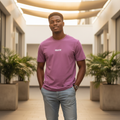 RWDY Swan Graphic Tee Purple – Front Model View