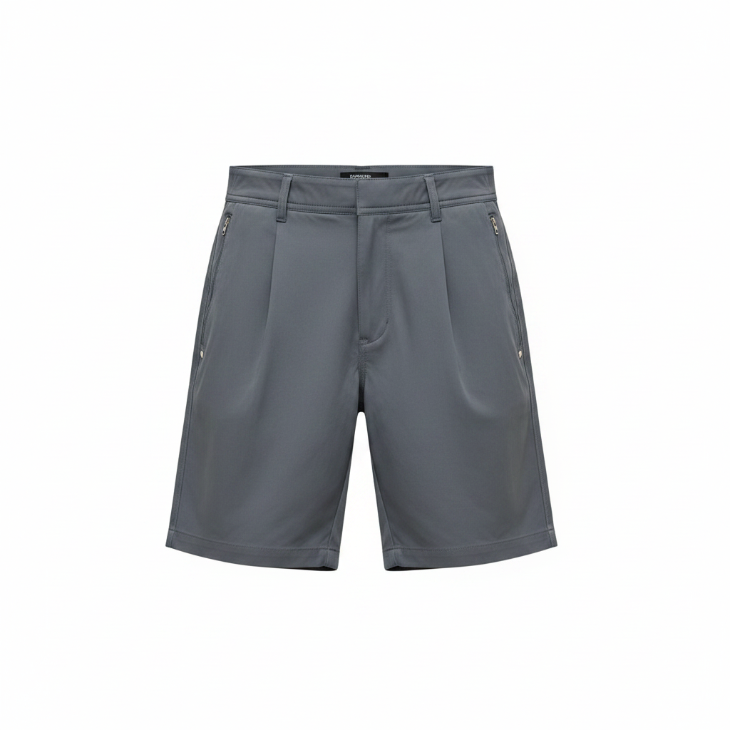 Men's Zip-Pocket Cargo Shorts – Ghost Mannequin Slate Grey