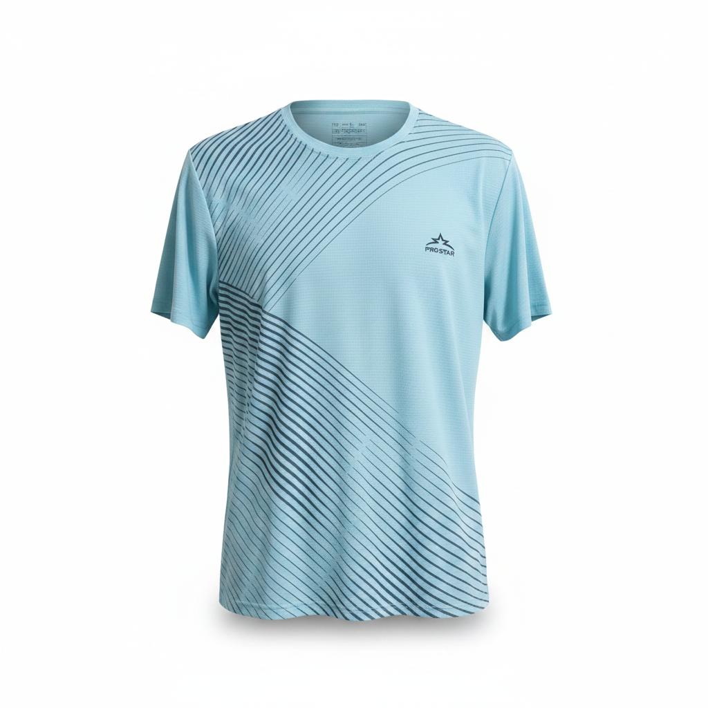 Prostar Running Crew Neck Tee Sky Blue – Ghost Mannequin