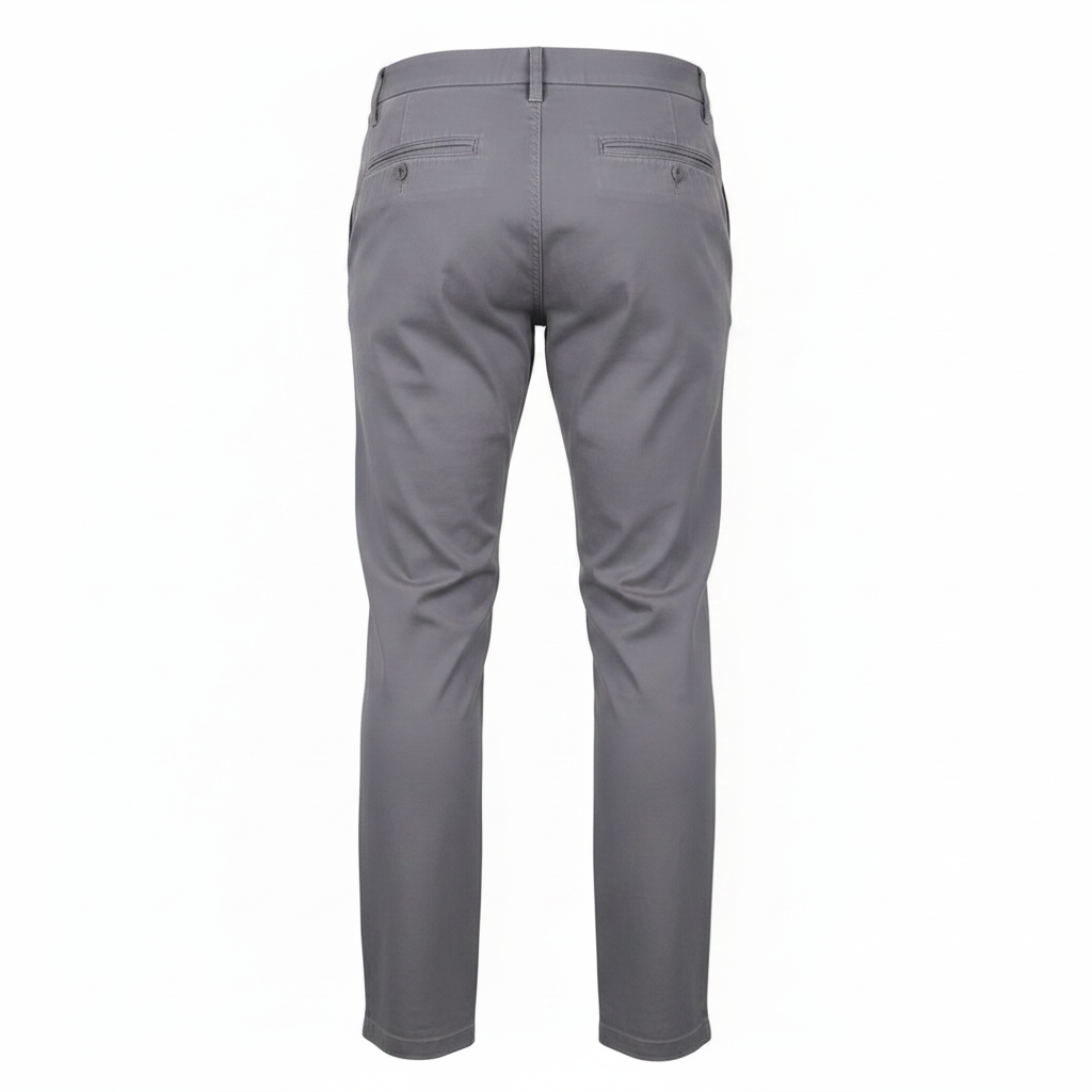 Dockers Chino Trousers Grey - Ghost Mannequin Back