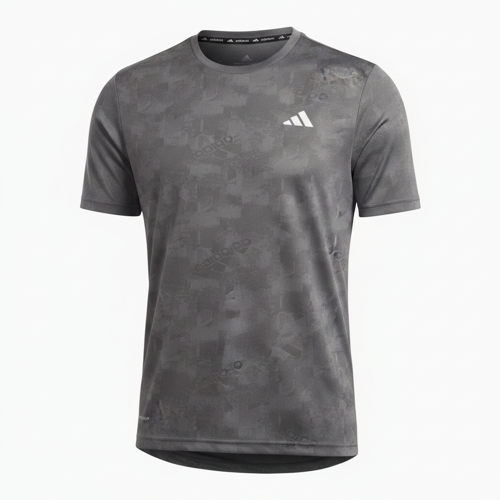 Men's Dark Grey Tonal Camo-Jacquard Athletic T-Shirt – Ghost Mannequin