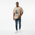 Honor God Patriot Graphic Tee Sand – Model Shot