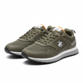 Olive Mesh Retro Runner Sneaker - Ghost Mannequin