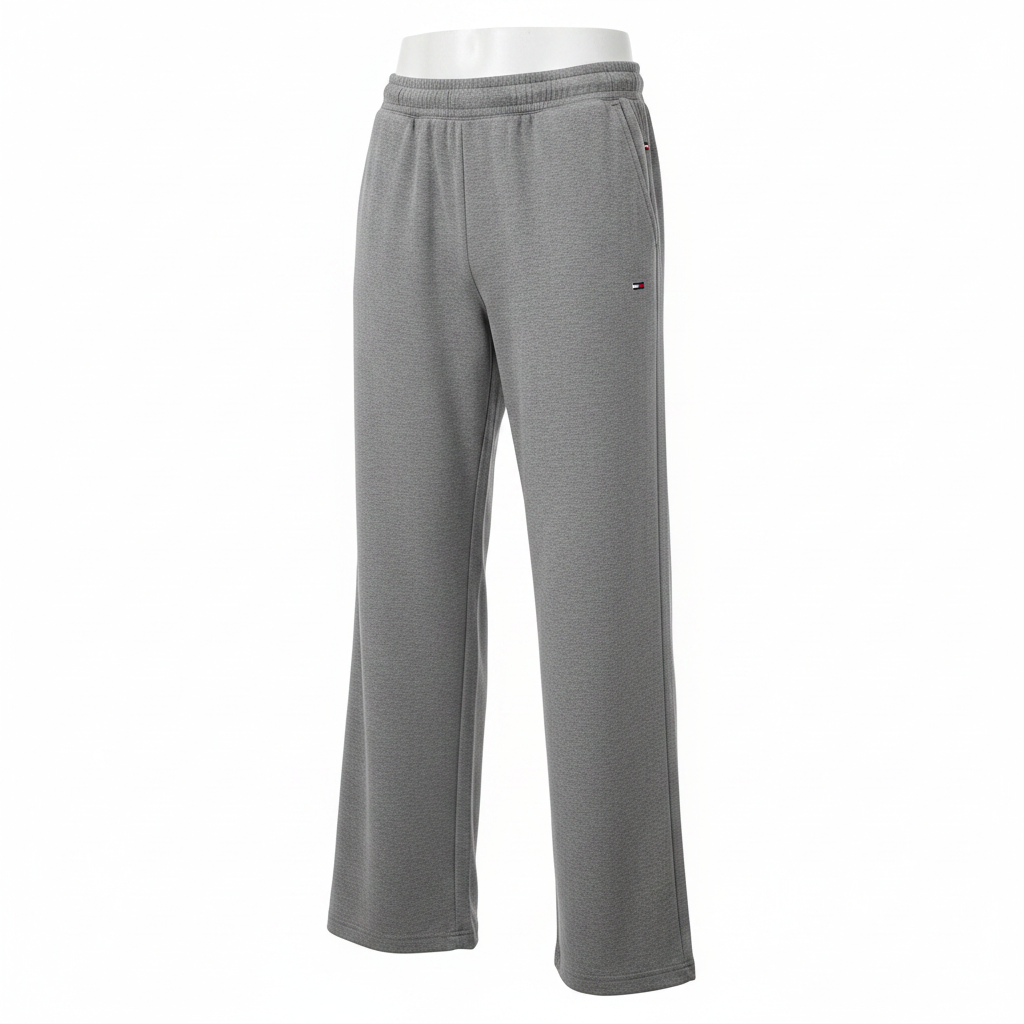 Zenith Ash Grey Wide-Leg Joggers – Ghost Mannequin