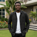 Men's Long Sleeve Casual Shirt Premium - Nigerian Male Model