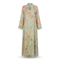 Sage paisley shimmer-trail abaya catalogue image