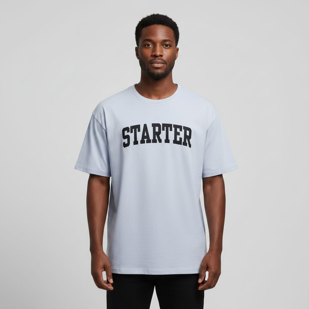Starter Collegiate Graphic Tee – Model Front View