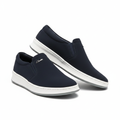 Clarks Navy Suede Slip-On Men's Sneaker - Ghost Mannequin