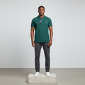 Forest Green Polo Shirt – Model Front