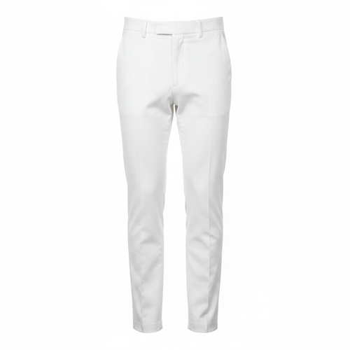 Men's Slim Straight-Leg Trousers – Ghost Mannequin White