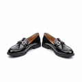 Layinka Store Black Patent Horsebit Loafers – Catalog Shot