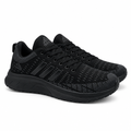 Triple Black Knit Running Sneaker All Black – Catalog Shot