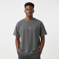 Charcoal Mountain Graphic Tee - Model Front View