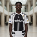 Men's Retro Football Jersey - Model Shot