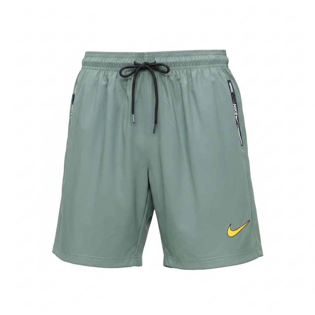 Sage Green Woven Running Shorts - Ghost Mannequin