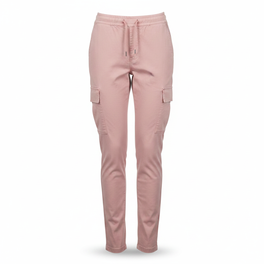 Calvin Klein Slim Cargo Pants – Blush Pink Ghost Mannequin