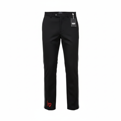 Men's Black Side-Stripe Straight-Leg Trousers – Ghost Mannequin