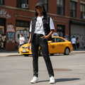 Girls Slim-Fit Cargo Pants - Model Shot