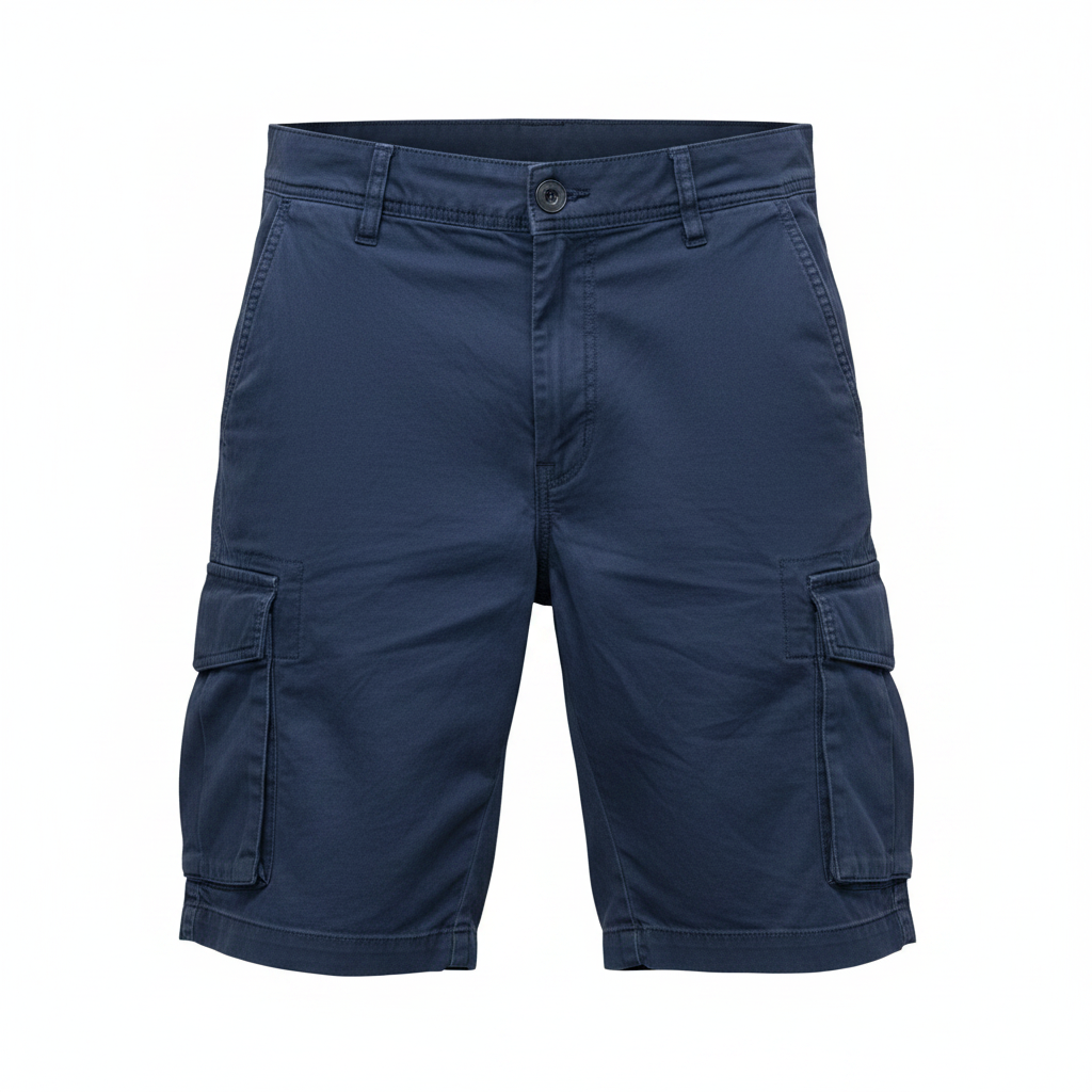 Ghost mannequin – Emmanuel Store Zara Deep Navy Blue Cargo Shorts