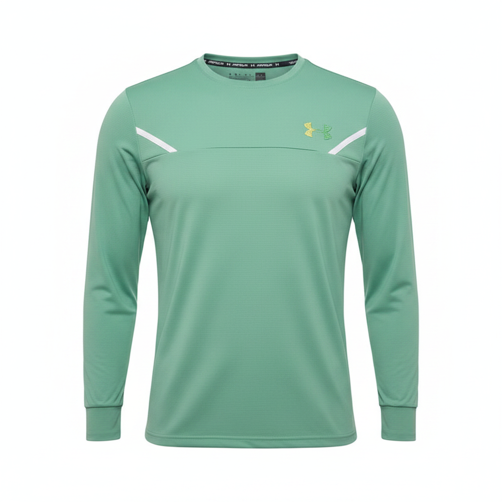 Men's Mint Green Long-Sleeve Athletic Performance Shirt – Ghost Mannequin