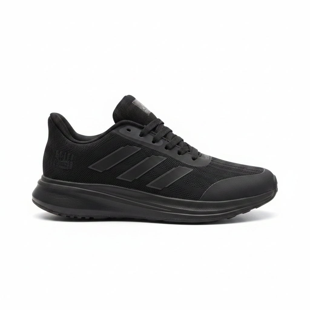 Adidas Triple Black Running Sneaker - Ghost Mannequin