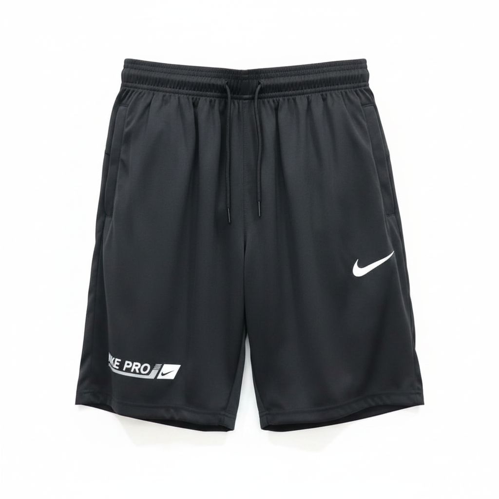 Black Athletic Training Shorts - Ghost Mannequin