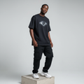 Black Beautiful Mind Tee - Male Model Front