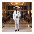 White 3-Piece Suit â€“ Nigerian Model Square