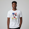 Classic Cartoon Graphic Tee – Front Model