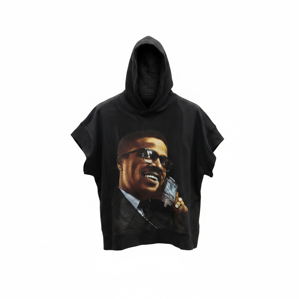 Richer Than NYX Graphic Hoodie – Front Ghost Mannequin