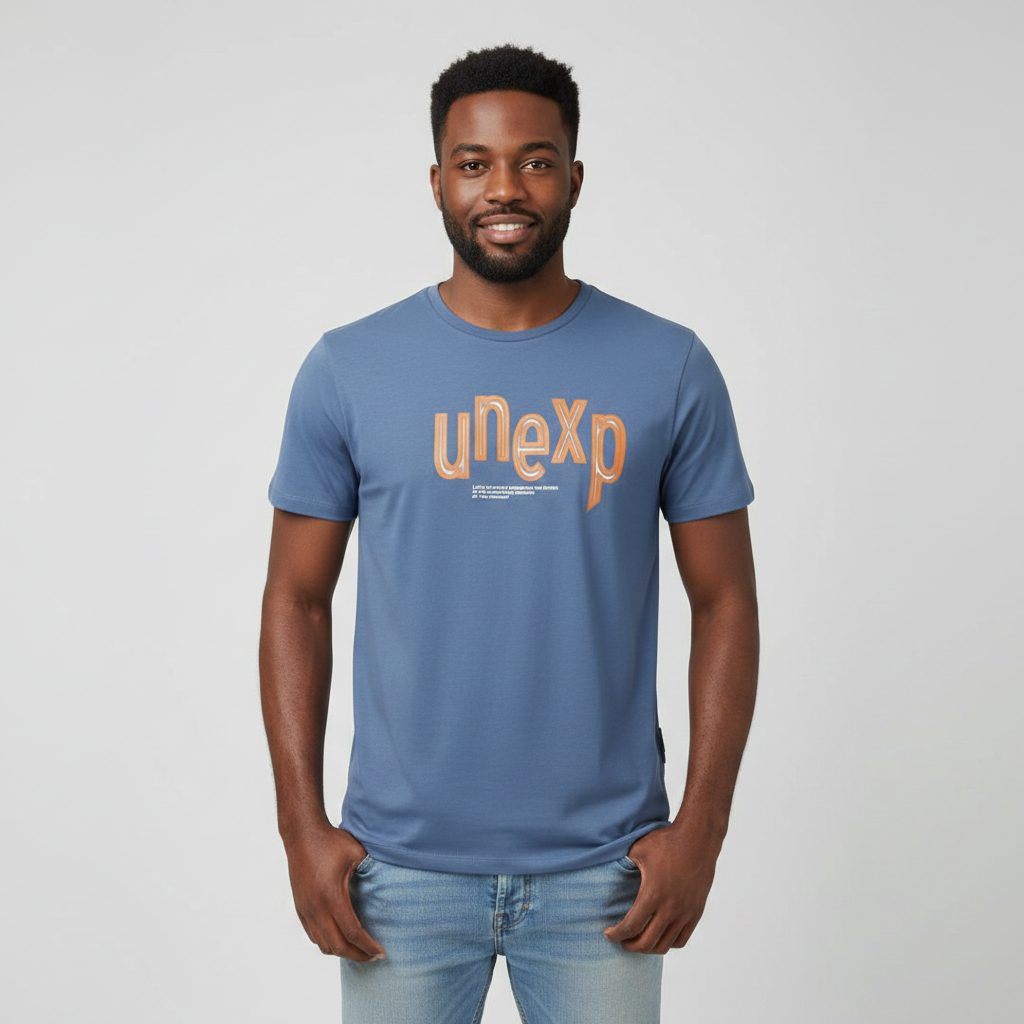 Unexp Graphic Tee – Front Model