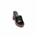 Kenneth Cole WD2699 Block Heel Platform Mule - Black - Ghost Mannequin