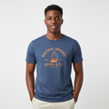 Nautical Sailboat Graphic Tee - Model Front View