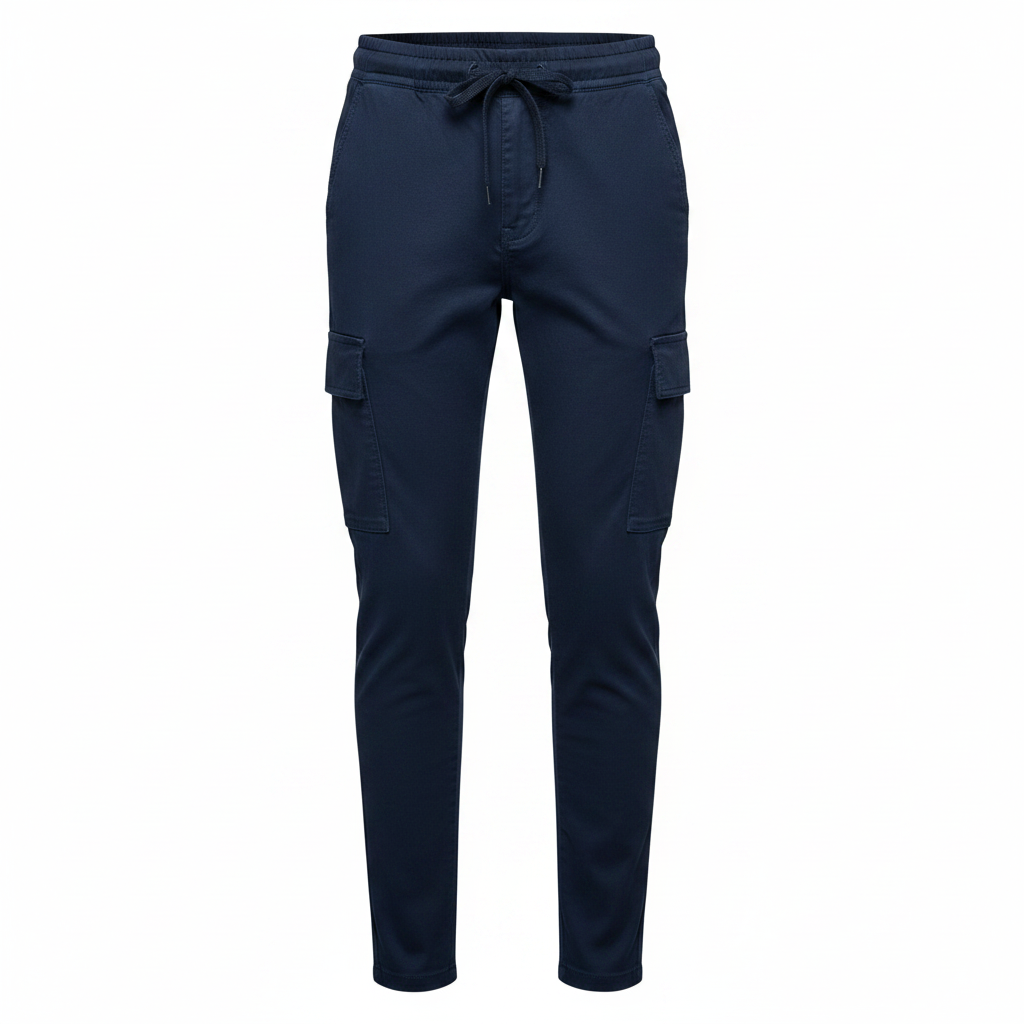 Calvin Klein Slim Cargo Pants – Navy Ghost Mannequin
