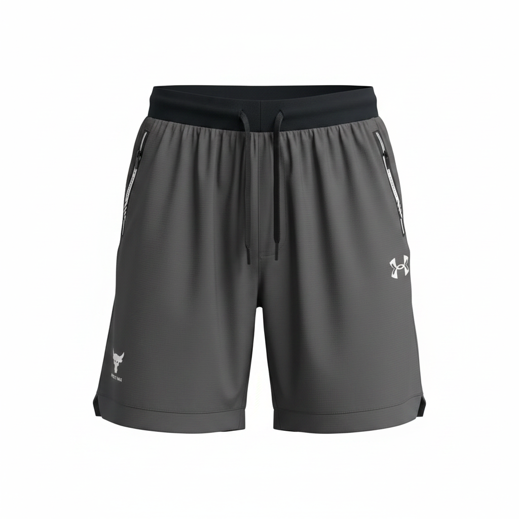 Charcoal Woven Training Shorts - Ghost Mannequin