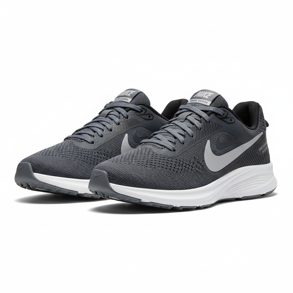 Nike Charcoal Grey Zoom Running Sneaker - Ghost Mannequin