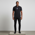 Black Polo Shirt – Model Front