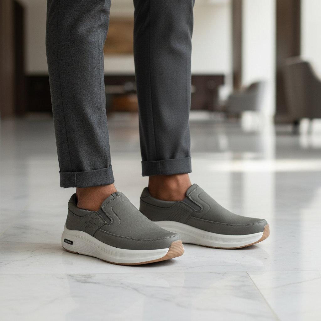 Skechers Max Cushioning Men's Slip-On – Model Shot